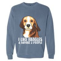 Beagle T Dog Lover Tee Funny Beagle Beagle Garment-Dyed Sweatshirt