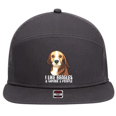 Beagle T Dog Lover Tee Funny Beagle Beagle 7 Panel Mesh Trucker Snapback Hat