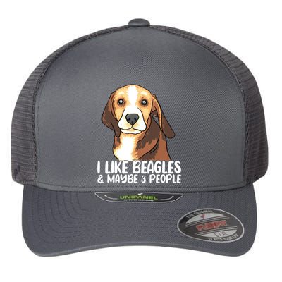 Beagle T Dog Lover Tee Funny Beagle Beagle Flexfit Unipanel Trucker Cap