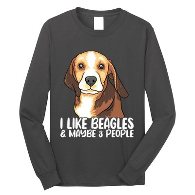 Beagle T Dog Lover Tee Funny Beagle Beagle Long Sleeve Shirt