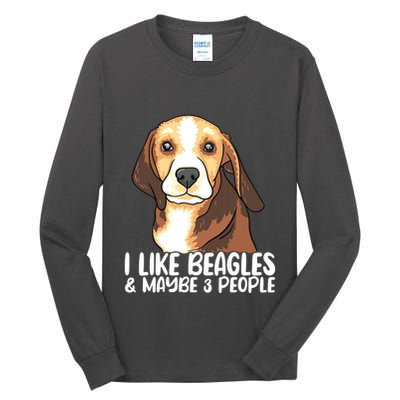 Beagle T Dog Lover Tee Funny Beagle Beagle Tall Long Sleeve T-Shirt