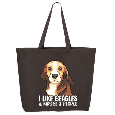 Beagle T Dog Lover Tee Funny Beagle Beagle 25L Jumbo Tote
