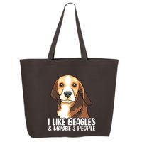 Beagle T Dog Lover Tee Funny Beagle Beagle 25L Jumbo Tote