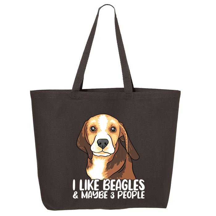 Beagle T Dog Lover Tee Funny Beagle Beagle 25L Jumbo Tote