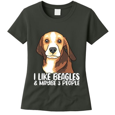 Beagle T Dog Lover Tee Funny Beagle Beagle Womens T-Shirt