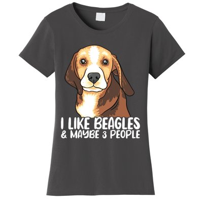 Beagle T Dog Lover Tee Funny Beagle Beagle Women's T-Shirt