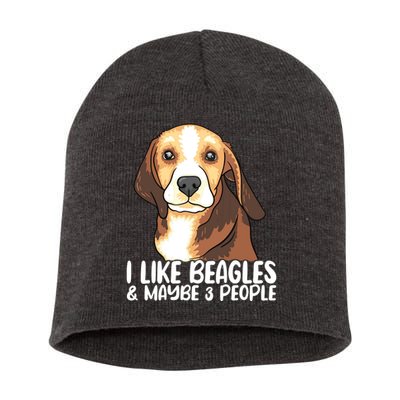 Beagle T Dog Lover Tee Funny Beagle Beagle Short Acrylic Beanie