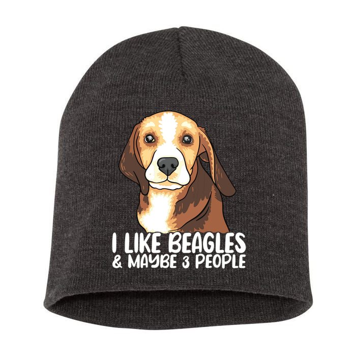 Beagle T Dog Lover Tee Funny Beagle Beagle Short Acrylic Beanie