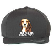 Beagle T Dog Lover Tee Funny Beagle Beagle Wool Snapback Cap