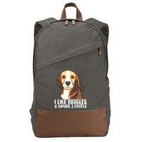 Beagle T Dog Lover Tee Funny Beagle Beagle Cotton Canvas Backpack