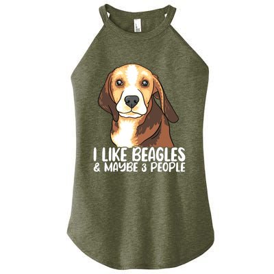 Beagle T Dog Lover Tee Funny Beagle Beagle Women's Perfect Tri Rocker Tank