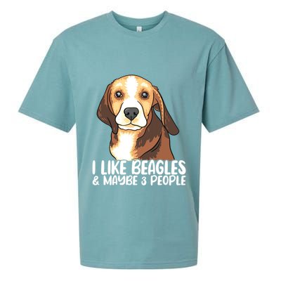 Beagle T Dog Lover Tee Funny Beagle Beagle Sueded Cloud Jersey T-Shirt