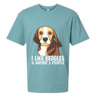 Beagle T Dog Lover Tee Funny Beagle Beagle Sueded Cloud Jersey T-Shirt