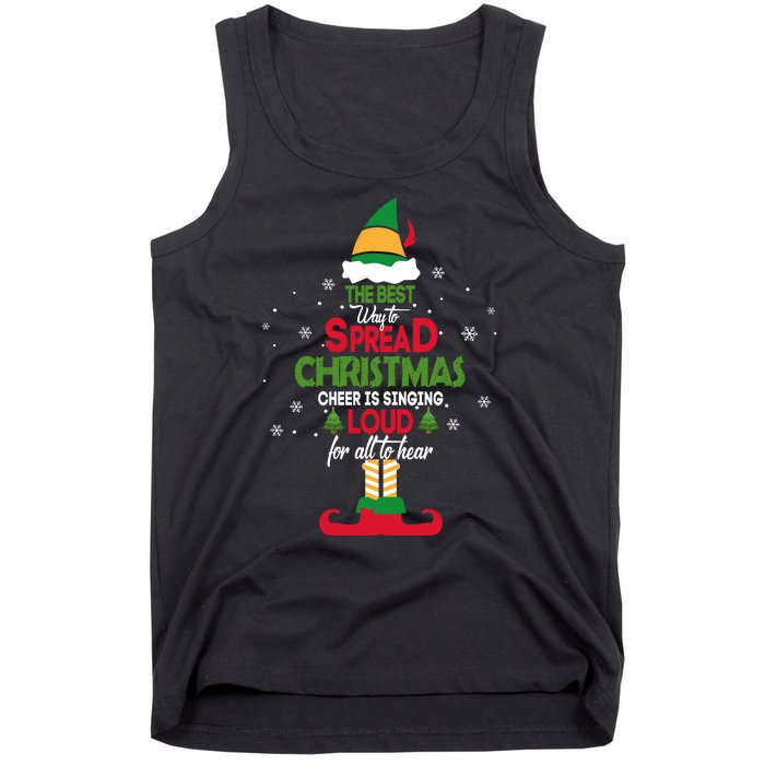 Buddy The Elf The Best Way To Spread Christmas Cheer Tank Top