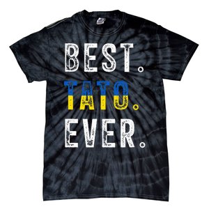 Best Tato Ever Ukrainian Father Dad Tie-Dye T-Shirt