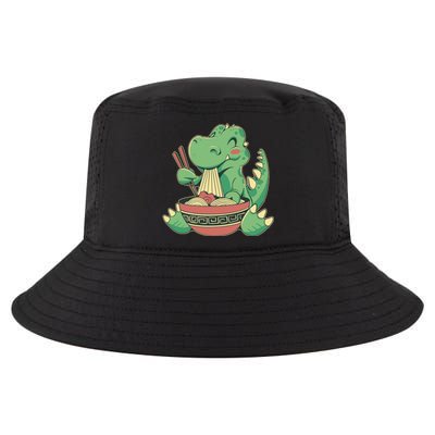 Baby Trex Eating Ramen Noodles Cool Comfort Performance Bucket Hat