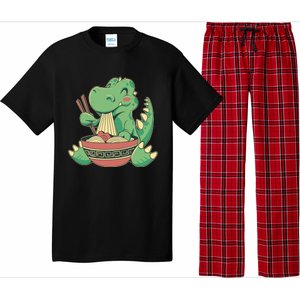 Baby Trex Eating Ramen Noodles Pajama Set