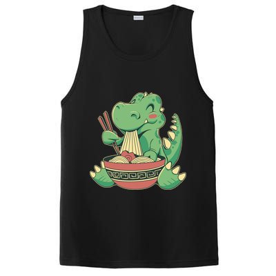 Baby Trex Eating Ramen Noodles PosiCharge Competitor Tank