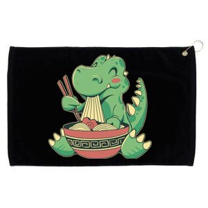 Baby Trex Eating Ramen Noodles Grommeted Golf Towel