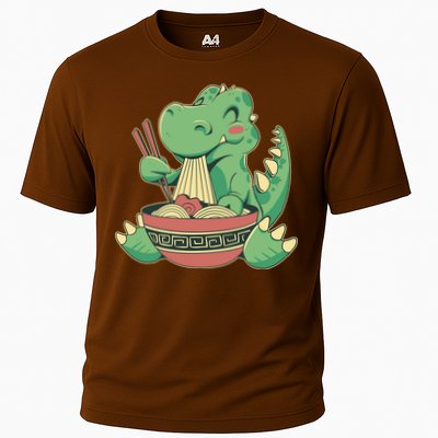 Baby Trex Eating Ramen Noodles Performance Shirt