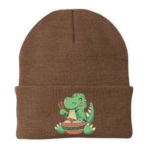 Baby Trex Eating Ramen Noodles Knit Cap Winter Beanie