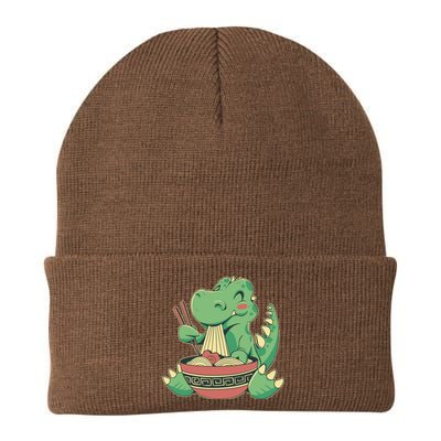 Baby Trex Eating Ramen Noodles Knit Cap Winter Beanie