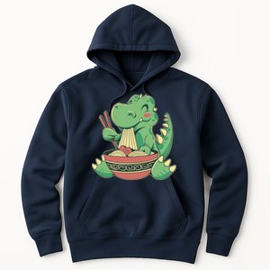 Baby Trex Eating Ramen Noodles Hoodie