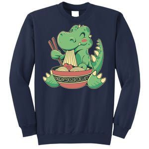 Baby Trex Eating Ramen Noodles Sweatshirt