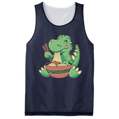 Baby Trex Eating Ramen Noodles Mesh Reversible Basketball Jersey Tank