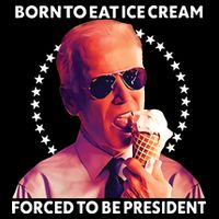 Born To Eat Ice Cream Forced To Be President Bucket Hat
