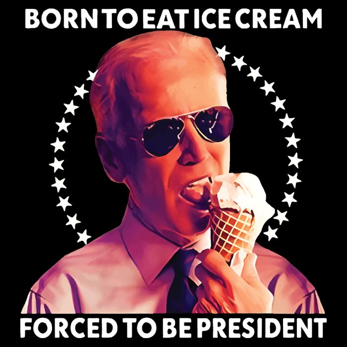 Born To Eat Ice Cream Forced To Be President Bucket Hat