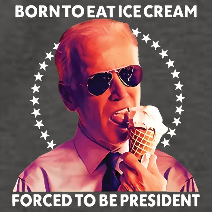 Born To Eat Ice Cream Forced To Be President Vector Backpack