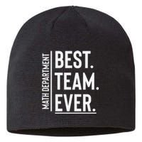 Best Team Ever Math Department Sustainable Beanie