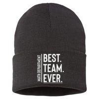 Best Team Ever Math Department Sustainable Knit Beanie