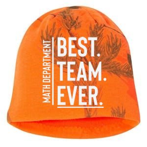 Best Team Ever Math Department Kati - Camo Knit Beanie