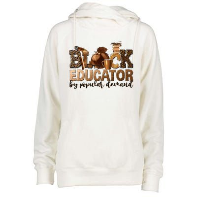 Black Teacher Educator African American Professor Ta School Womens Funnel Neck Pullover Hood