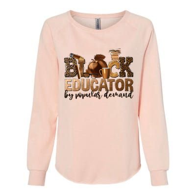 Black Teacher Educator African American Professor Ta School Womens California Wash Sweatshirt