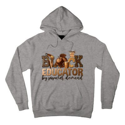 Black Teacher Educator African American Professor Ta School Tall Hoodie