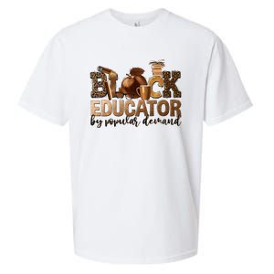 Black Teacher Educator African American Professor Ta School Sueded Cloud Jersey T-Shirt