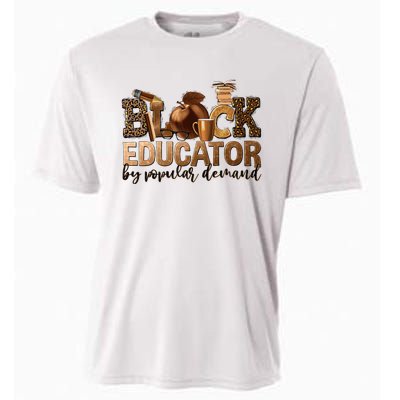 Black Teacher Educator African American Professor Ta School Cooling Performance Crew T-Shirt