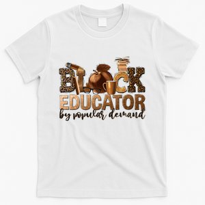 Black Teacher Educator African American Professor Ta School T-Shirt