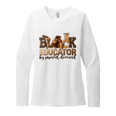 Black Teacher Educator African American Professor Ta School Womens CVC Long Sleeve Shirt