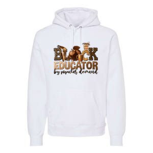 Black Teacher Educator African American Professor Ta School Premium Hoodie