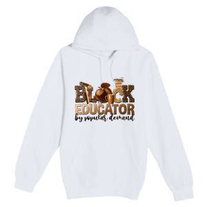 Black Teacher Educator African American Professor Ta School Premium Pullover Hoodie