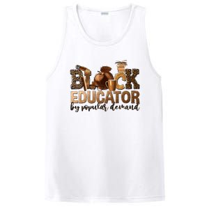 Black Teacher Educator African American Professor Ta School PosiCharge Competitor Tank