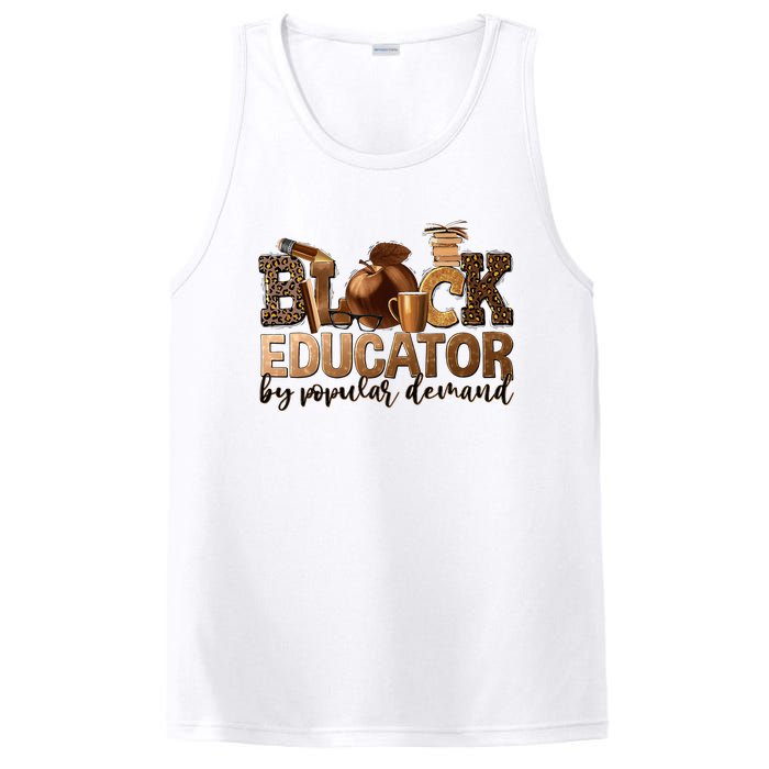 Black Teacher Educator African American Professor Ta School PosiCharge Competitor Tank