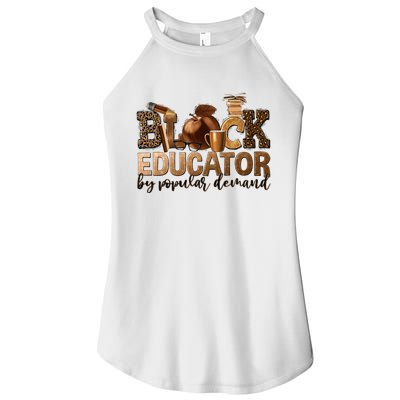 Black Teacher Educator African American Professor Ta School Women's Perfect Tri Rocker Tank