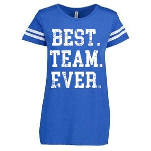 Best Team Ever Staff Appreciation Teammates Surprise Enza Ladies Jersey Football T-Shirt