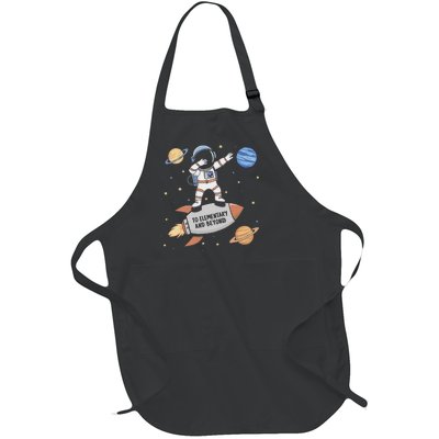 Back To Elementary And Beyond Funny First Day Of School Full-Length Apron With Pockets