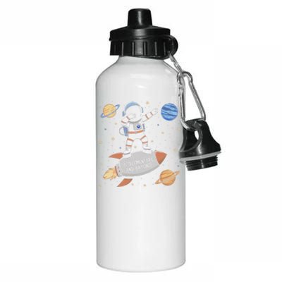 Back To Elementary And Beyond Funny First Day Of School Aluminum Water Bottle